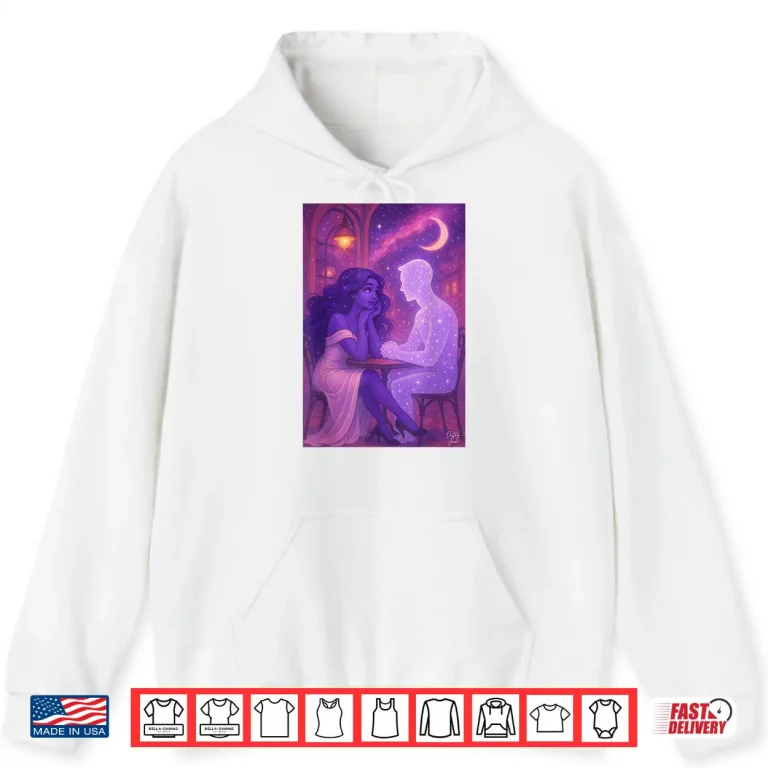 Hoodie Starry Eyed Cosmic Romantic Lover Shirt
