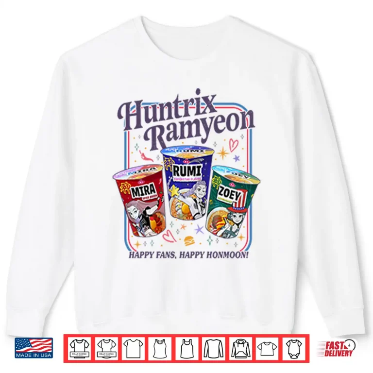 Sweatshirt KPop Demon Hunters Huntrix Ramyeon Shirt