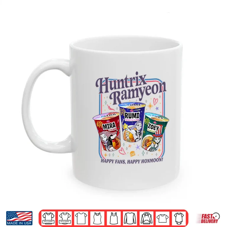 Mug KPop Demon Hunters Huntrix Ramyeon Shirt