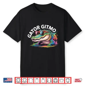 Gator Gitmo Alligator Sunglasses Watercolor Shirt