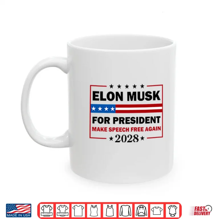Mug Elon Musk For President Make Speed Free Again Shirt
