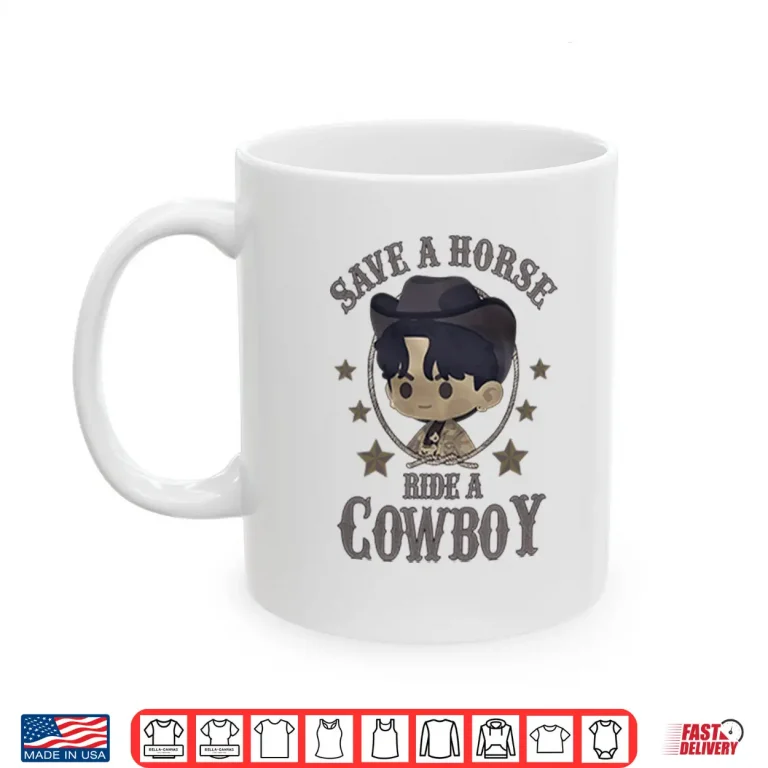 Mug Save A Horse Ride A Cowboy Jungkook Shirt