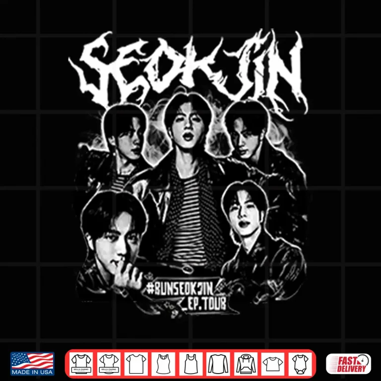 Design Seokjin BTS Runseokjin Ep. Tour Shirt