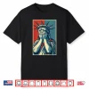 Statue Of Liberty Covering Her Face Art Shirt