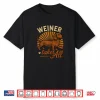Weiner Takes All Fun Dachshund Dog And Sunburst Design Shirt