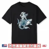 Cowgirl Mermaid Riding Shark Funny Western Rodeo Howdy Shirt