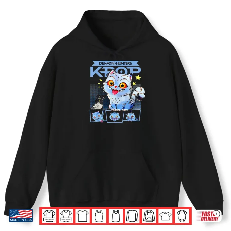 Hoodie K Pop Demon Hunter Derpy Cat Cute Shirt