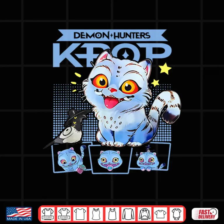 Design K Pop Demon Hunter Derpy Cat Cute Shirt