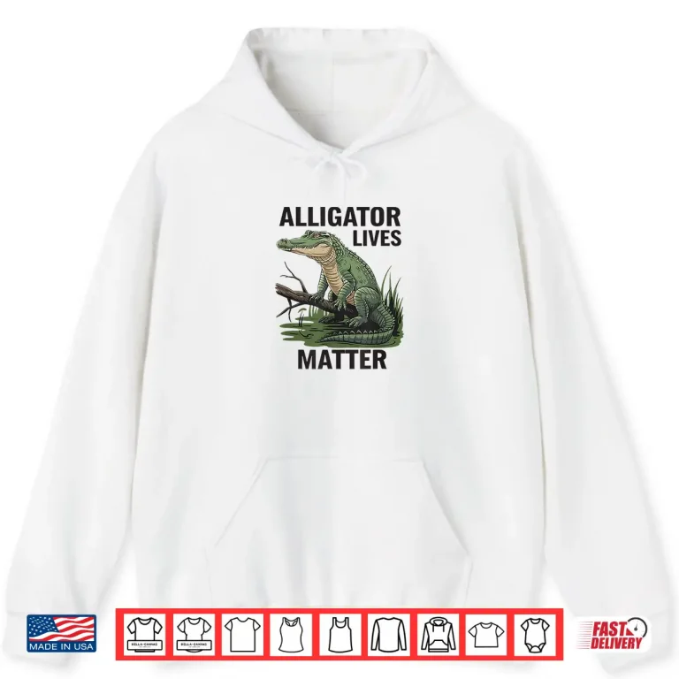Hoodie Alligator Lives Matter Florida Everglades Wildlife Pride Shirt