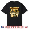 Grandma Of The Birthday Boy Construction Family Bday Crew Shirt
