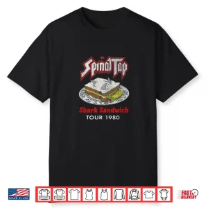 Shark Sandwich Distressed Spinal Tap Funny Shirt