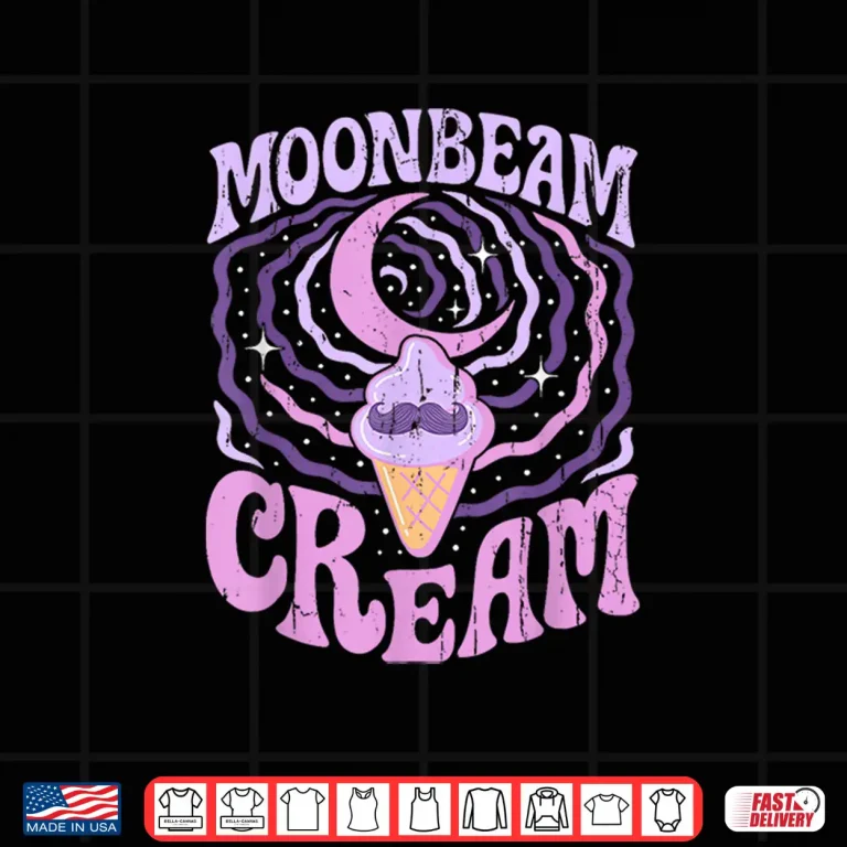Design Moonbeam Ice Cream Cute Ice Cream Lover Shirt