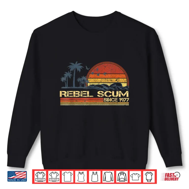 Sweatshirt Scum Old School Scum Since 1977 Classic Retro Shirt
