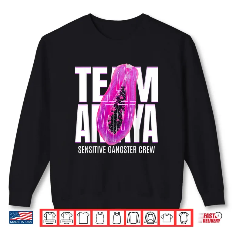 Sweatshirt Team Amaya Papaya Sensitive Gangster Crew Shirt