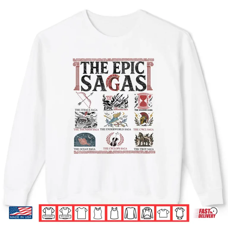 Sweatshirt The Epic Sagas Ithaca Saga Musical Thunder Wisdom Odysseus Shirt 1