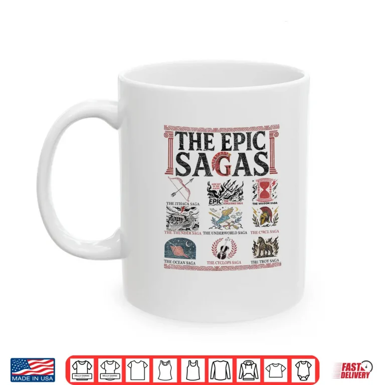 Mug The Epic Sagas Ithaca Saga Musical Thunder Wisdom Odysseus Shirt 1