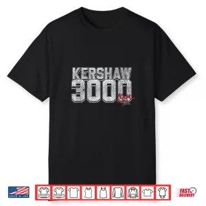 Clayton Kershaw 3000 Strikeouts Shirt