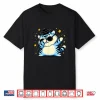 Fluffy Blue Tiger Cat Dabbing Gat Kids K Pop Matching Anime Shirt