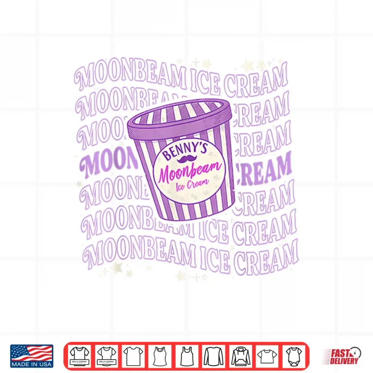 Design Groovy Moonbeam Ice Cream Vintage Shirt