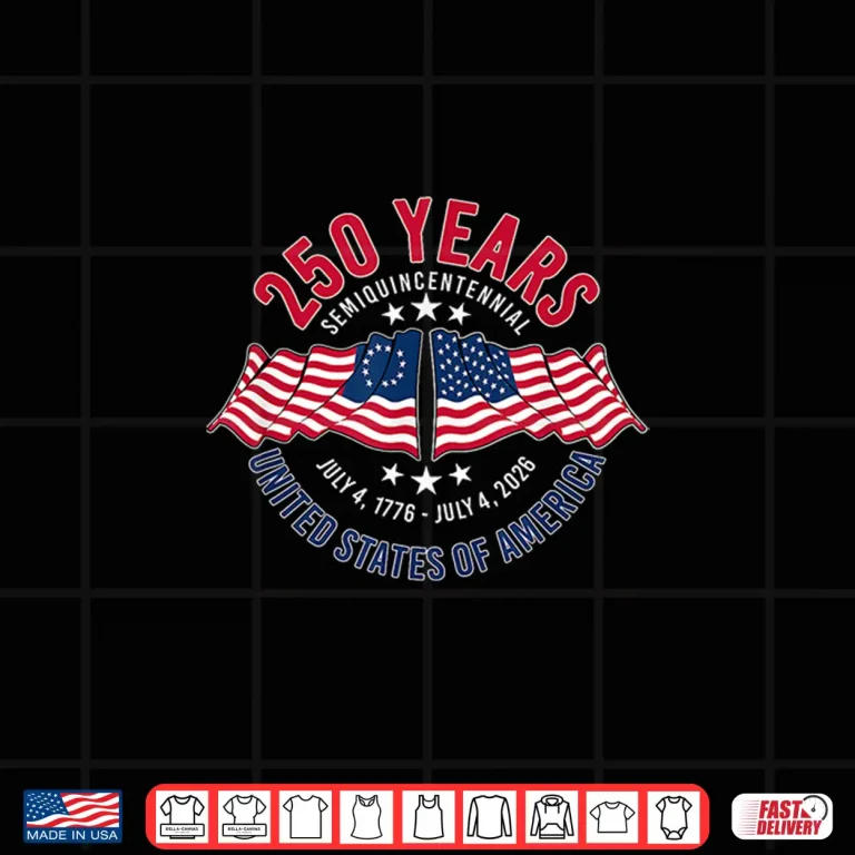 Design 250 Years Semiquincentennial United States of America Shirt