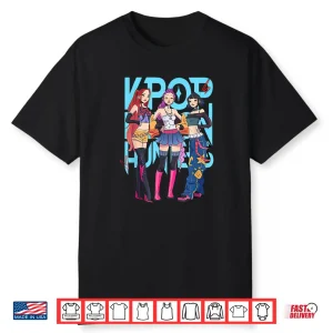 K Pop Demon Hunters Team Drawing Shirt