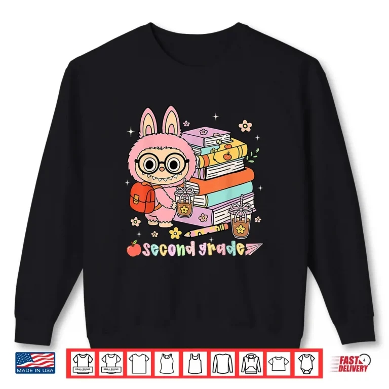 Sweatshirt Labu Back To School Bubu Teacher Second Grade First Day Shirt