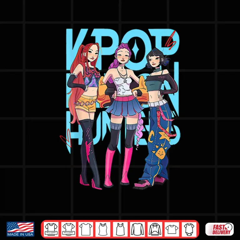 Design K pop Demon Hunters Team Drawing Shirt