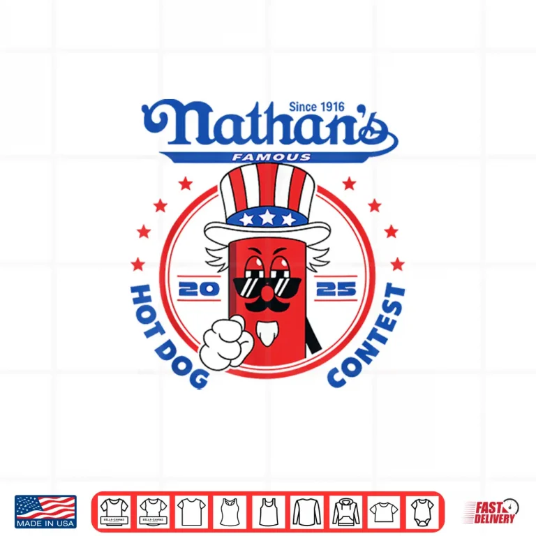 Design Nathans Famous Hot Dog Contest Lover Design Chestnut Joey Shirt
