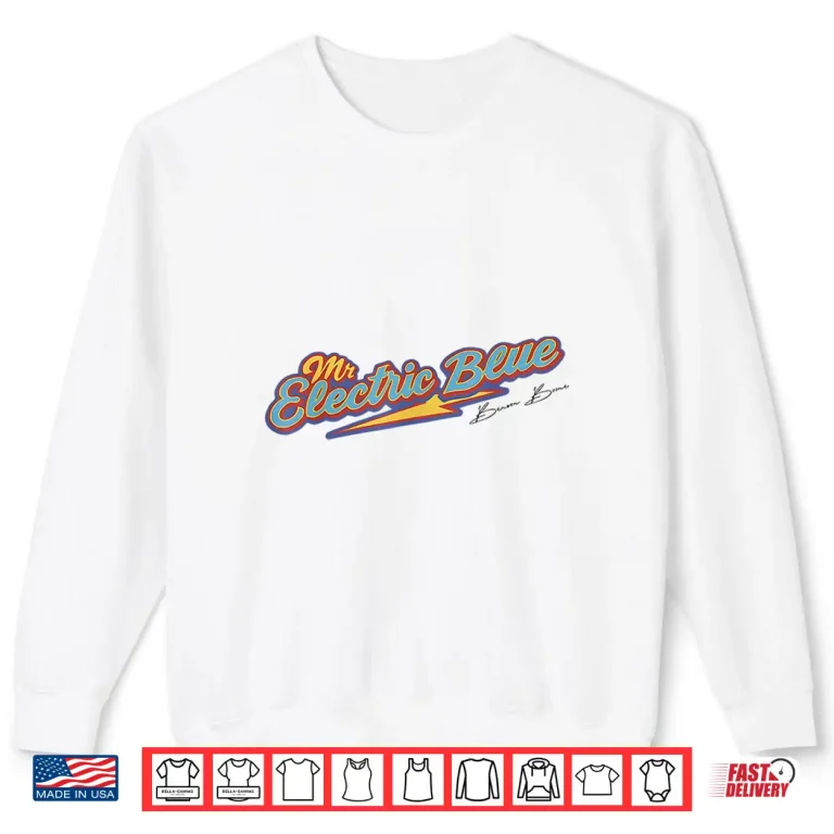 Sweatshirt Ben Son Boone Mr Electric American Blue Shirt 2