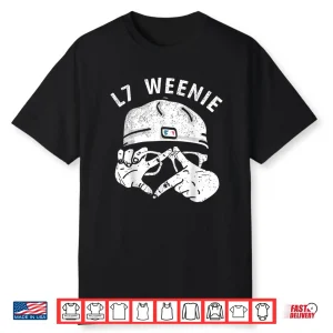 Funny Baseball Softball Season Apparel L7 Weenie Shirt