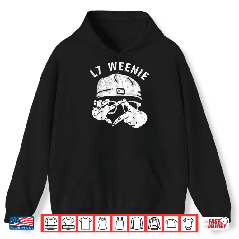 Hoodie Funny Baseball Softball Season Apparel L7 Weenie Shirt 2