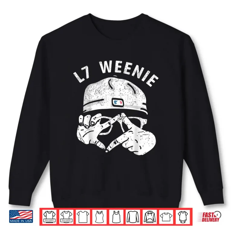 Sweatshirt Funny Baseball Softball Season Apparel L7 Weenie Shirt 2