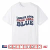 Looked Good From Here Blue Funny Softball Mama Mom Game Day Shirt
