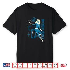 Marvel Fantastic Four First Steps Retro Invisible Shirt