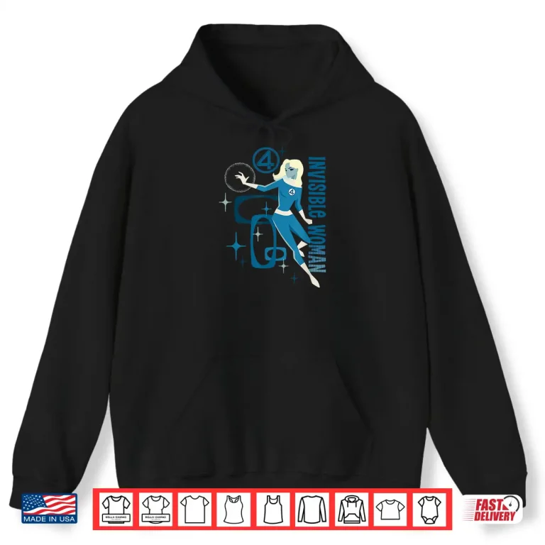 Hoodie Marvel Fantastic Four First Steps Retro Invisible Shirt 2