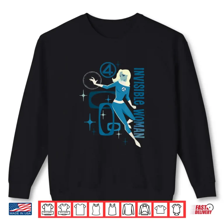 Sweatshirt Marvel Fantastic Four First Steps Retro Invisible Shirt 2