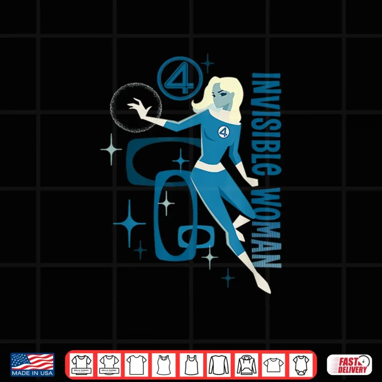 Design Marvel Fantastic Four First Steps Retro Invisible Shirt 2