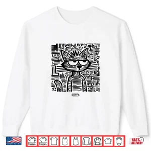 Sweatshirt Noted Funny Cat Meme Shirt 1