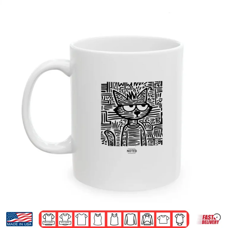 Mug Noted Funny Cat Meme Shirt 1
