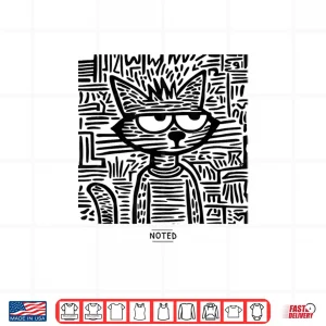 Design Noted Funny Cat Meme Shirt 1