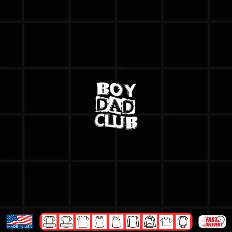 Design Boy Dad Club Fathers Day Pocket Daddy Of A Boy Dad Son Mens Shirt