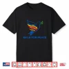 Peace Walk Dove With Olive Branch Message Shirt