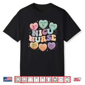 Nicu Valentine Nicu Nurse Valentines Day Icu Nurses Women Shirt