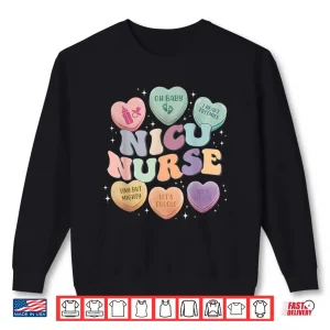 Sweatshirt Nicu Valentine Nicu Nurse Valentines Day Icu Nurses Women Shirt
