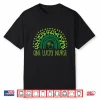 One Lucky Nurse Scrub Rn Icu Er St Patricks Day Nurses Women Shirt