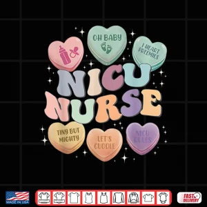 Design Nicu Valentine Nicu Nurse Valentines Day Icu Nurses Women Shirt