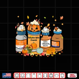 Design Propofol Ativan Versed Haldol Pumkin Spice Nurse Halloween Shirt