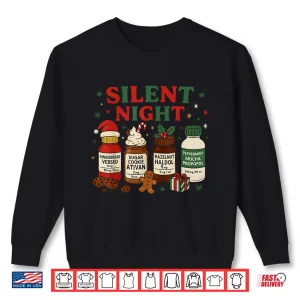 Sweatshirt Silent Night Propofol Icu Nurse Funny Christmas Medical Xmas Shirt