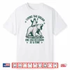 Funny Penguin Riding Polar Bear Meme Living The Dream Shirt