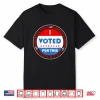 I Voted For This America First Vintage 4Th Of July Funny Shirt